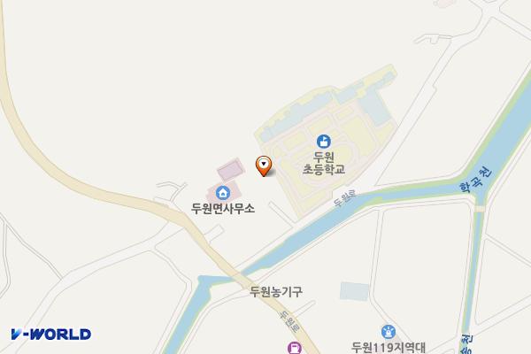 두원중앙보건지소 위치 지도 — 전남광주통합특별시 고흥군 두원면 두원로 480-1