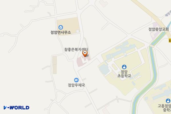 점암보건지소 위치 지도 — 전남광주통합특별시 고흥군 점암면 점암학교길 28