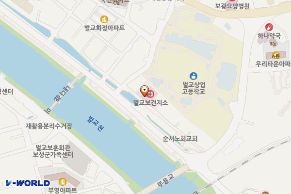 벌교보건지소 화장실 위치 지도 — 전남광주통합특별시 보성군 벌교읍 벌교상고길 27