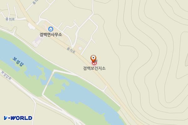 겸백보건지소 화장실 위치 지도 — 전남광주통합특별시 보성군 겸백면 충의로 2458-1