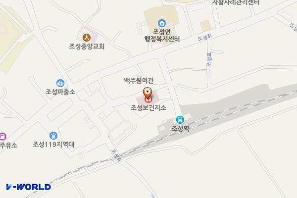 조성보건지소 화장실 위치 지도 — 전남광주통합특별시 보성군 조성면 조성4길 10-12