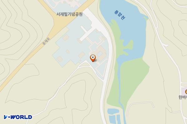 서재필기념관 공중화장실 위치 지도 — 전남광주통합특별시 보성군 문덕면 용암길 8