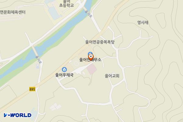 율어면사무소 위치 지도 — 전남광주통합특별시 보성군 율어면 율어로 562