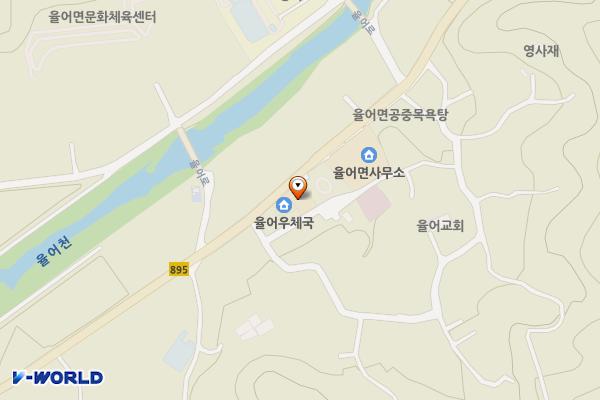 율어면사무소 광장 공중화장실 위치 지도 — 전남광주통합특별시 보성군 율어면 율어로 554