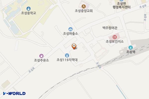 조성오일시장 위치 지도 — 전남광주통합특별시 보성군 조성면 조성로 90-5