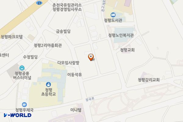 청평면 임시공영주차장(4) 위치 지도 — 경기도 가평군 청평면 청평리 356