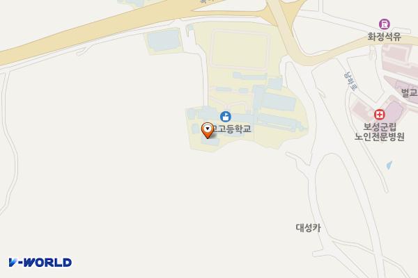 삼광중학교 본관(1층-동) 위치 지도 — 전남광주통합특별시 보성군 벌교읍 채동선로 115