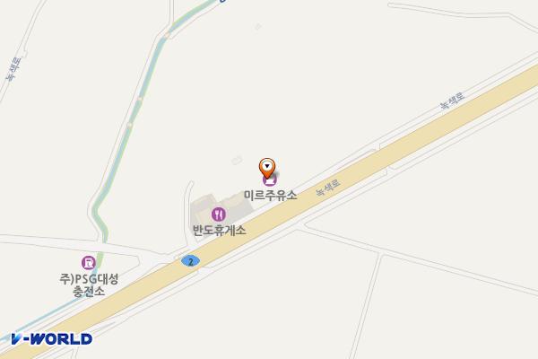미르주유소 위치 지도 — 전남광주통합특별시 보성군 벌교읍 녹색로 5709