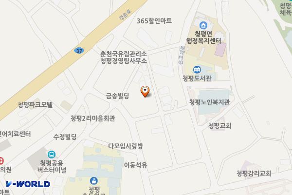 청평면 임시공영주차장(2) 위치 지도 — 경기도 가평군 청평면 청평리 319-10