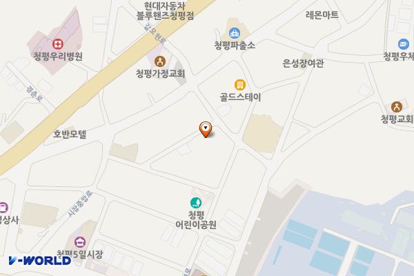 청평면 임시공영주차장(1) 위치 지도 — 경기도 가평군 청평면 청평리 79-11