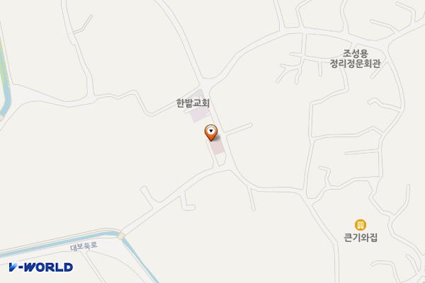 용전보건진료소 화장실 위치 지도 — 전남광주통합특별시 보성군 조성면 대전길 28