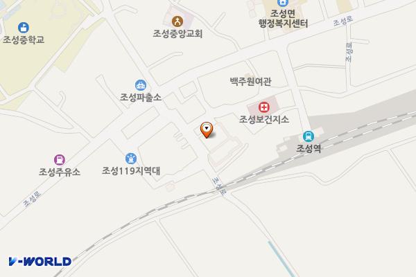 동로현복지센터 화장실 1층 위치 지도 — 전남광주통합특별시 보성군 조성면 조성로 106-23