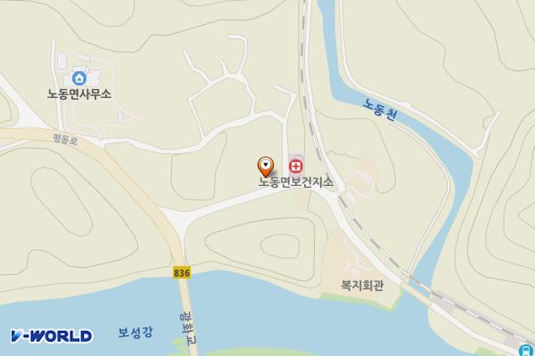 노동농협주유소화장실 위치 지도 — 전남광주통합특별시 보성군 노동면 광곡길 9