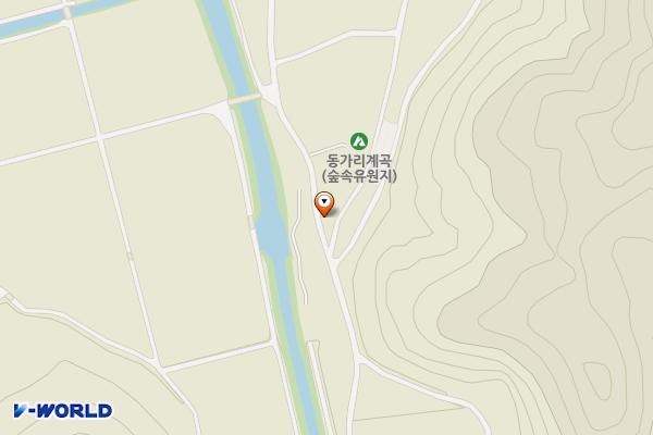 동가리 공중화장실 2 위치 지도 — 전남광주통합특별시 화순군 한천면 동산1길 77-5