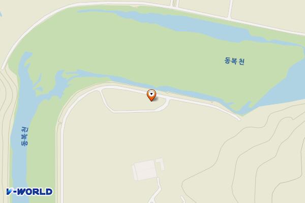 장전유원지 공중화장실 위치 지도 — 전남광주통합특별시 화순군 사평면 장전길 41-66