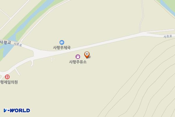사평주유소 공중화장실 위치 지도 — 전남광주통합특별시 화순군 사평면 사호로 280