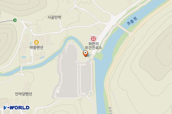 운악산 주차장 위치 지도 — 경기도 가평군 조종면 운악리 452-1