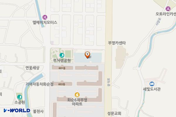 화순군민종합문화센터 위치 지도 — 전남광주통합특별시 화순군 화순읍 광덕로 231, 화순군민종합문화센터