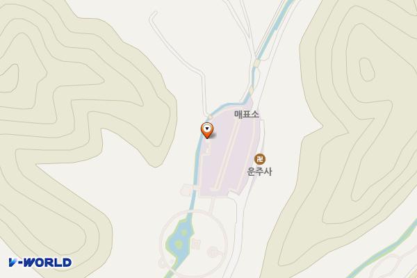 운주사 주차장(여) 공중화장실 위치 지도 — 전남광주통합특별시 화순군 도암면 천태로 91-41