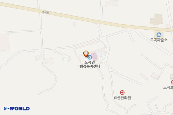 도곡면누리관 화장실 위치 지도 — 전남광주통합특별시 화순군 도곡면 효자2길 71