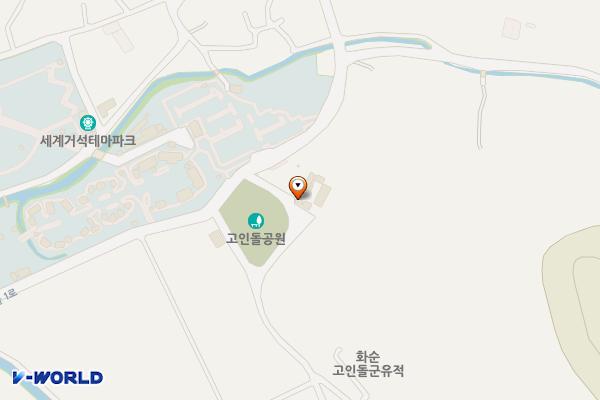 화순고인돌유적지(박씨제각) 위치 지도 — 전남광주통합특별시 화순군 도곡면 고인돌1로 186