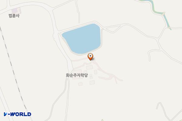 주자묘 공중화장실 위치 지도 — 전남광주통합특별시 화순군 능주면 회덕길 14-34