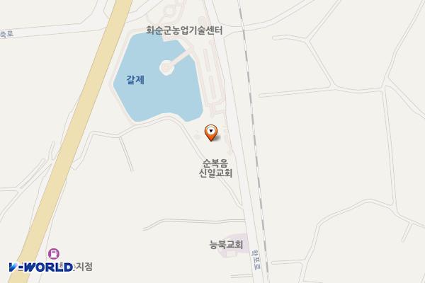 화순군농업기술센터 화장실 위치 지도 — 전남광주통합특별시 화순군 능주면 학포로 2275