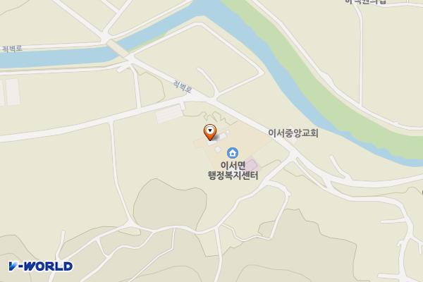 이서면행정 복지센터 야외화장실 위치 지도 — 전남광주통합특별시 화순군 이서면 적벽로 845