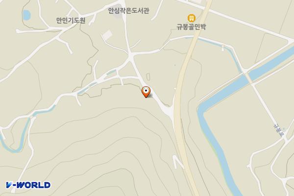 안심1리 공중화장실 위치 지도 — 전남광주통합특별시 화순군 이서면 안심길 7