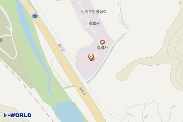 충의사 공중화장실 위치 지도 — 전남광주통합특별시 화순군 동면 백용리  446-2