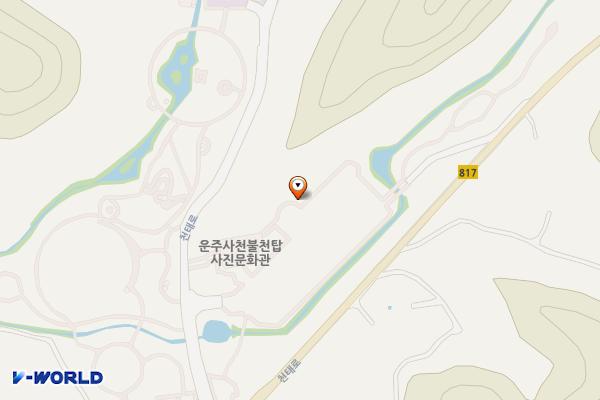 운주사관광지 공중화장실 위치 지도 — 전남광주통합특별시 화순군 도암면 천태로 91-20