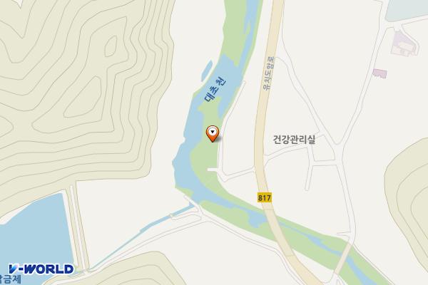 중장터2 공중화장실 위치 지도 — 전남광주통합특별시 화순군 도암면 용강리  930
