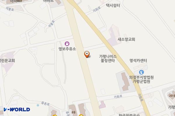 가평읍 노상주차장 5구간 위치 지도 — 경기도 가평군 가평읍 석봉로 234