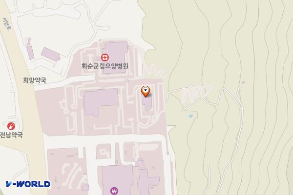 화순전남대학교병원 위치 지도 — 전남광주통합특별시 화순군 화순읍 서양로 322