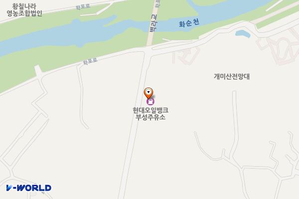 부성주유소 공중화장실 위치 지도 — 전남광주통합특별시 화순군 화순읍 학포로 2632