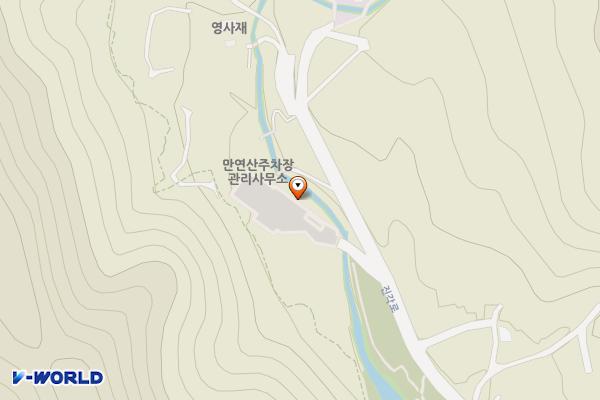 만연산주차장 공중화장실 위치 지도 — 전남광주통합특별시 화순군 화순읍 진각로 341-1