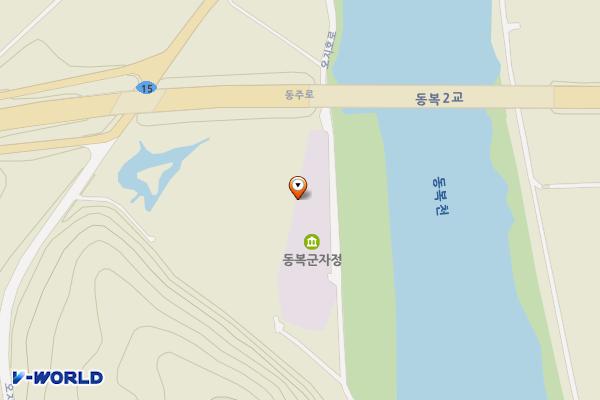 연월유원지(군자정) 공중화장실 위치 지도 — 전남광주통합특별시 화순군 동복면 오지호로 202-26