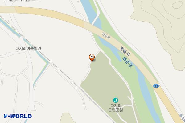 다지리 축구장 공중화장실 위치 지도 — 전남광주통합특별시 화순군 화순읍 충의로 352-27