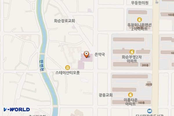 화순성심병원 위치 지도 — 전남광주통합특별시 화순군 화순읍 만연로 31