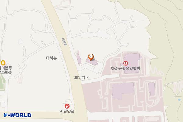 은산한방병원 위치 지도 — 전남광주통합특별시 화순군 화순읍 서양로 336-3