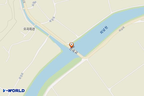 반곡분교앞 공중화장실 위치 지도 — 전남광주통합특별시 화순군 한천면 반곡리  677-14