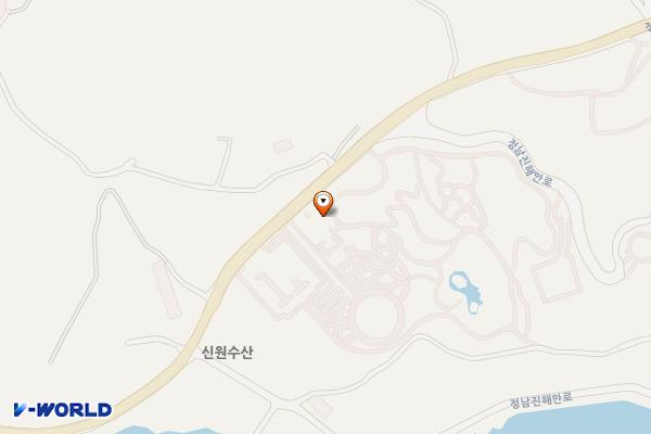 정남진테마숲 위치 지도 — 전남광주통합특별시 장흥군 관산읍 정남진해안로 228