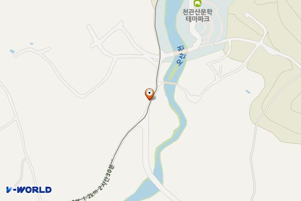 탑산사주차장 위치 지도 — 전남광주통합특별시 장흥군 대덕읍 천관산문학길