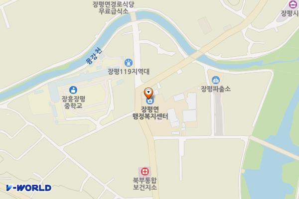 장평면민회관1층 위치 지도 — 전남광주통합특별시 장흥군 장평면 장평중앙길 42