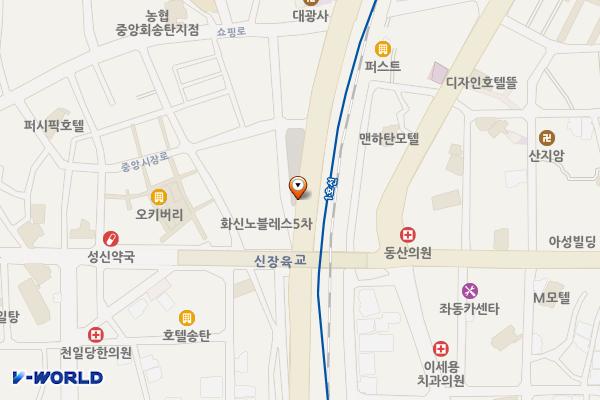 중앙시장제1공영주차장 위치 지도 — 경기도 평택시 신장동 292-1