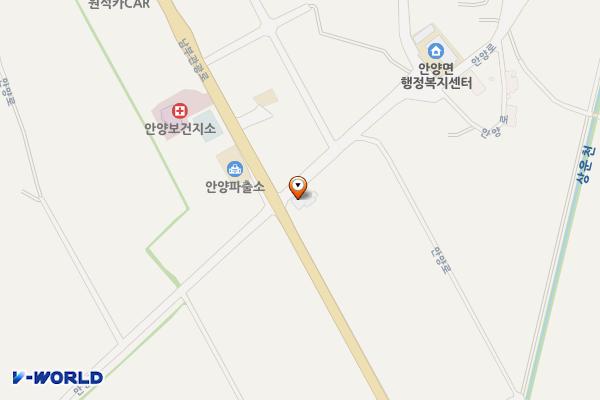 장흥안양우체국 위치 지도 — 전남광주통합특별시 장흥군 안양면 남부관광로 741