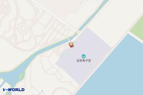 생태공원 정문 위치 지도 — 전남광주통합특별시 강진군 강진읍 생태공원길 47, 남포축구장