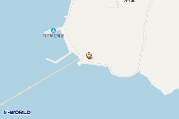 가우도 낚시공원 위치 지도 — 전남광주통합특별시 강진군 도암면 가우도길 2-13