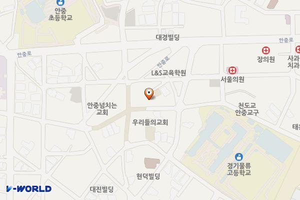 안중전통공영주차장 위치 지도 — 경기도 평택시 안중읍 안중리 268-1