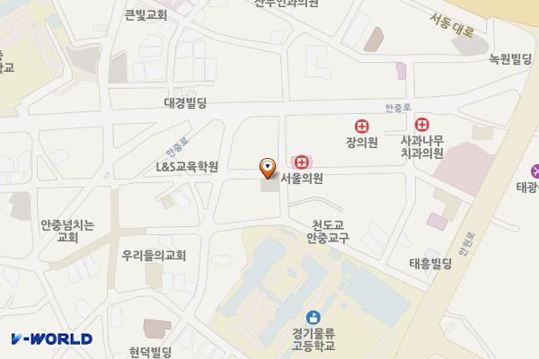 안일전통공영주차장 위치 지도 — 경기도 평택시 안중읍 안중리 281-21